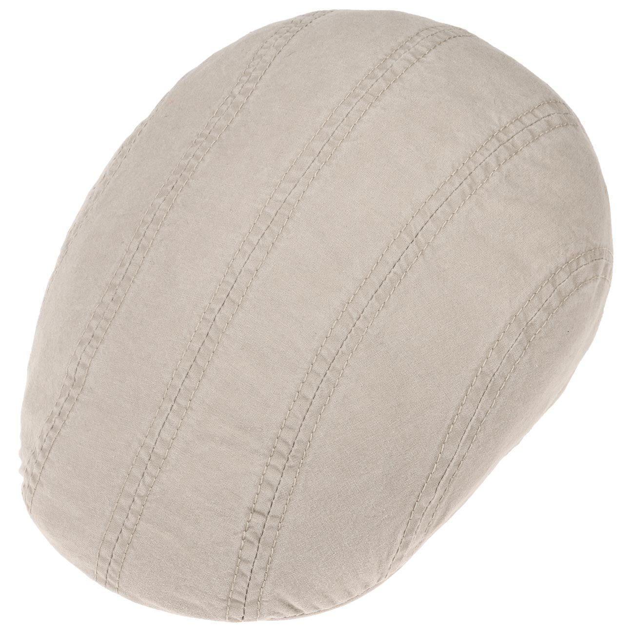 Stetson Madison Organic Ivy Cap - Nachhaltig - Flatcap aus 100% organischer Baumwolle - Hellbeige