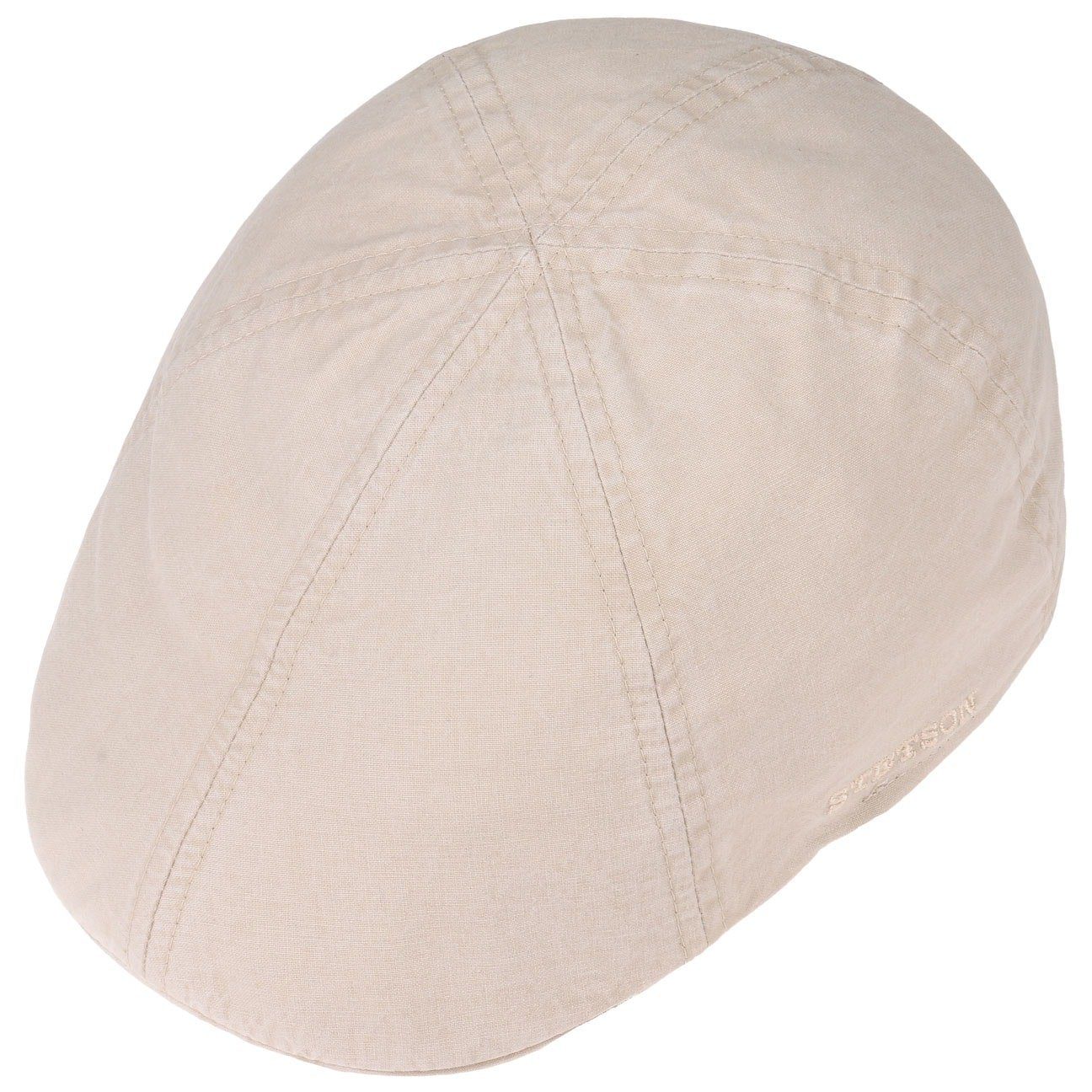 Stetson Texas Organic Duck Cap - Nachhaltig - Cap aus 100% organischer Baumwolle - Hellbeige