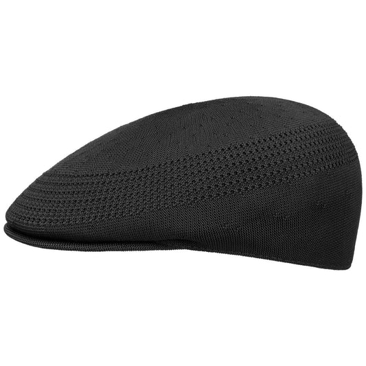 Kangol 507 Tropic Ventair Flatcap Schiebermütze - Black - Schwarz