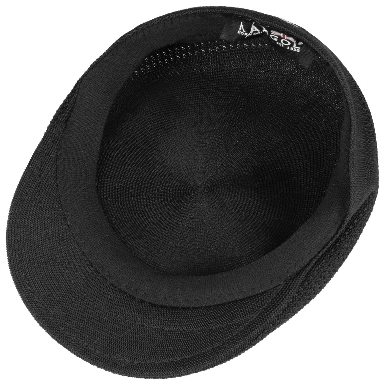 Kangol 504 Ventair Flatcap Schiebermütze - Black - Schwarz