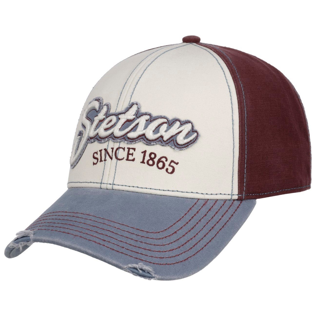 STETSON Baseball Cap "Tricolour Vintage"