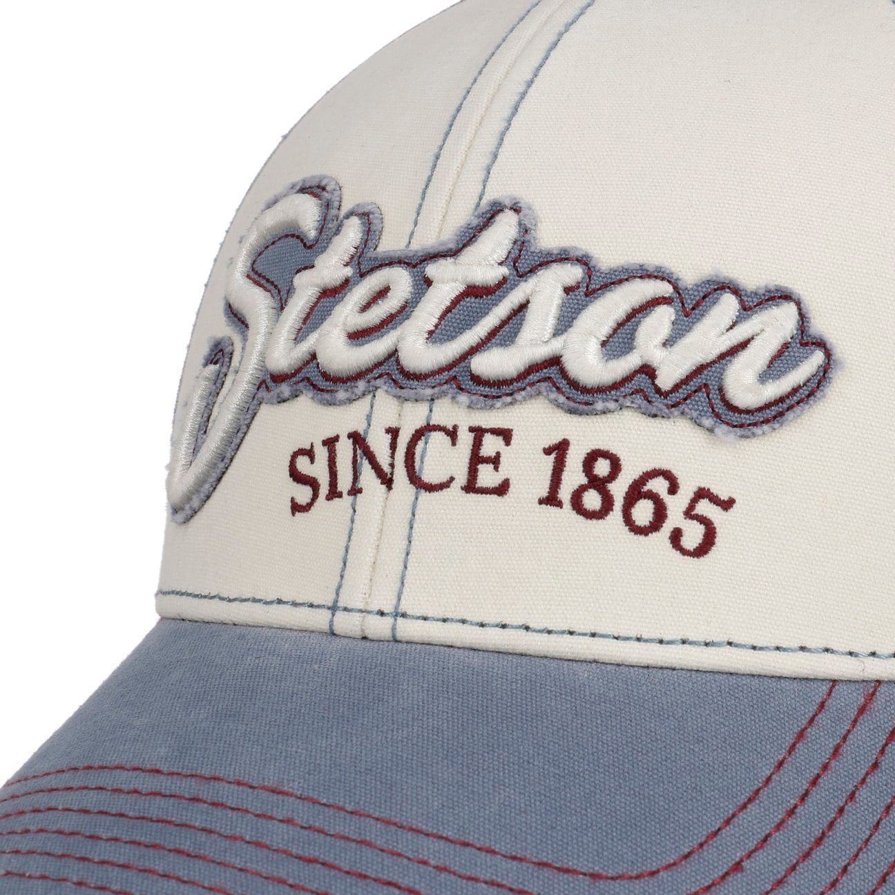 STETSON Baseball Cap "Tricolour Vintage"