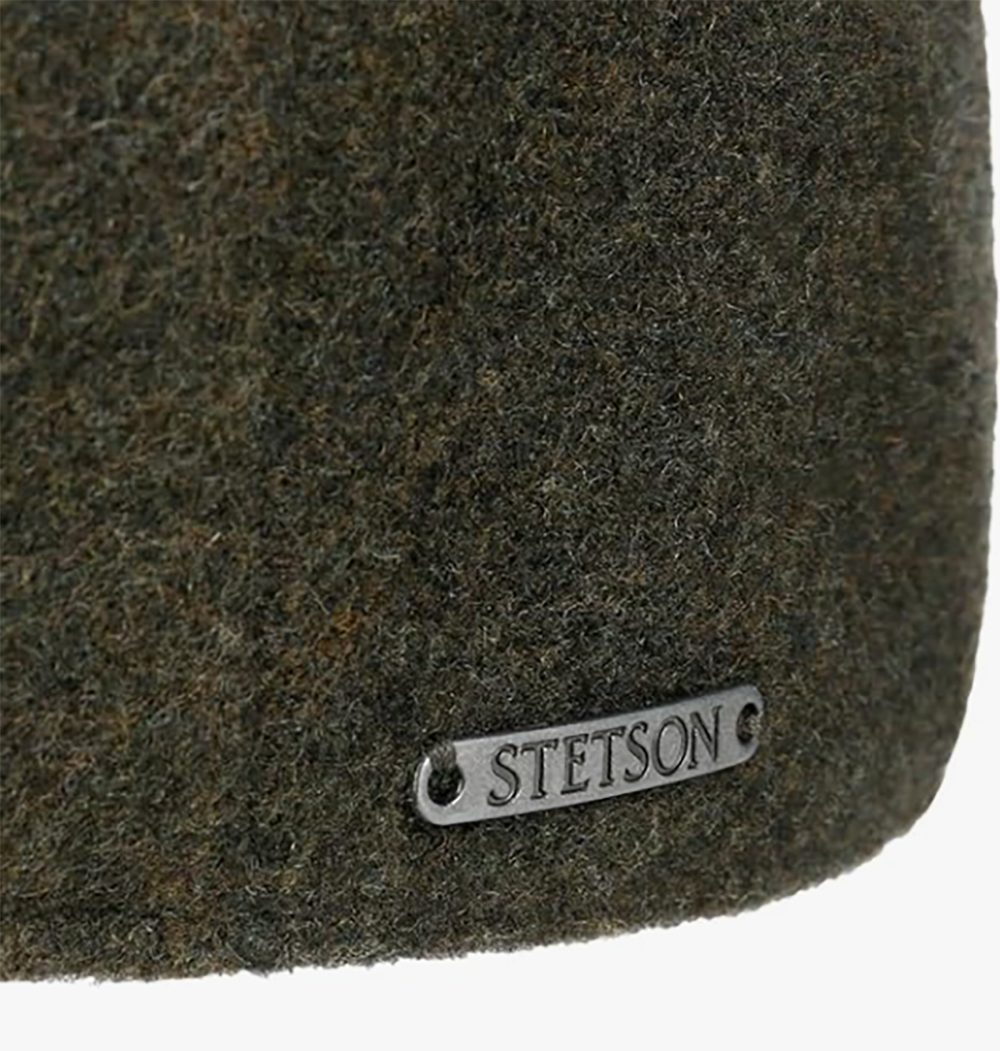 Stetson Kent Wool Driver Cap - mit Ohrenklappen - Cap aus Wolle / Kaschmir - 41 - Oliv