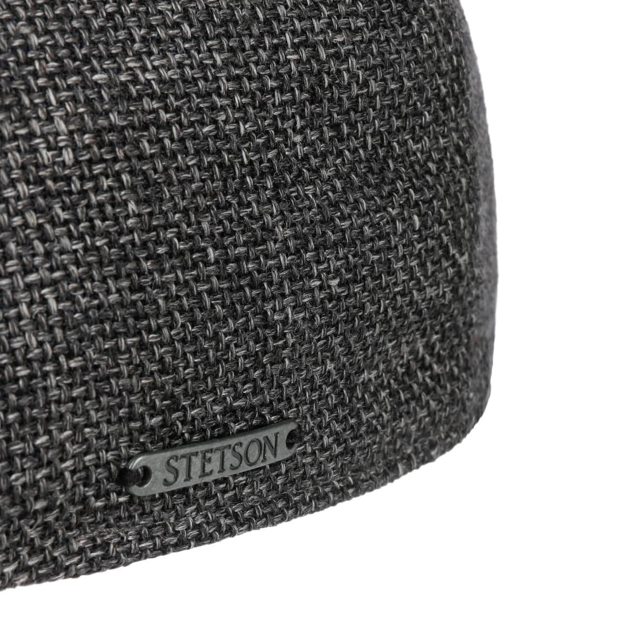 Stetson Texas Taleco Leinen-Mix Duck Cap - 31 - Grau