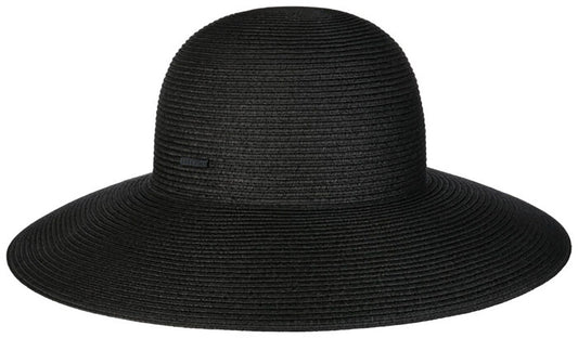 Stetson Lady Toyo Traveller - Toyo Strohut - Aus 100% Viskose- Mit UV-Schutz 40 - Schwarz
