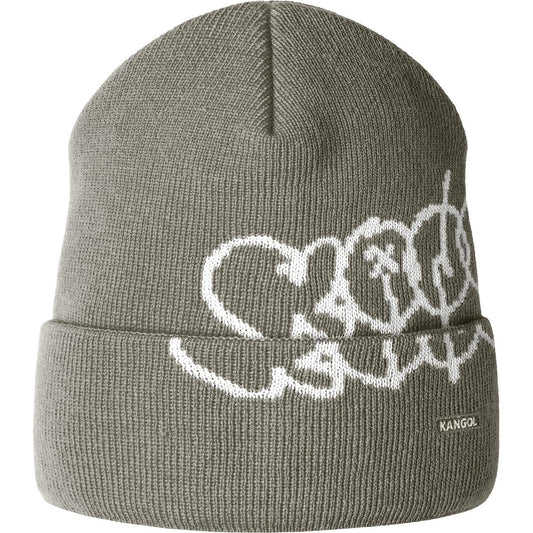 Kangol Acrylic Pull-On Beanie mit Umschlag - Warm Grey - Grau