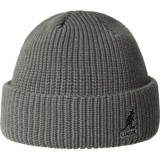 Kangol Cardinal 2-Way Beanie mit Umschlag - Grey - Grau
