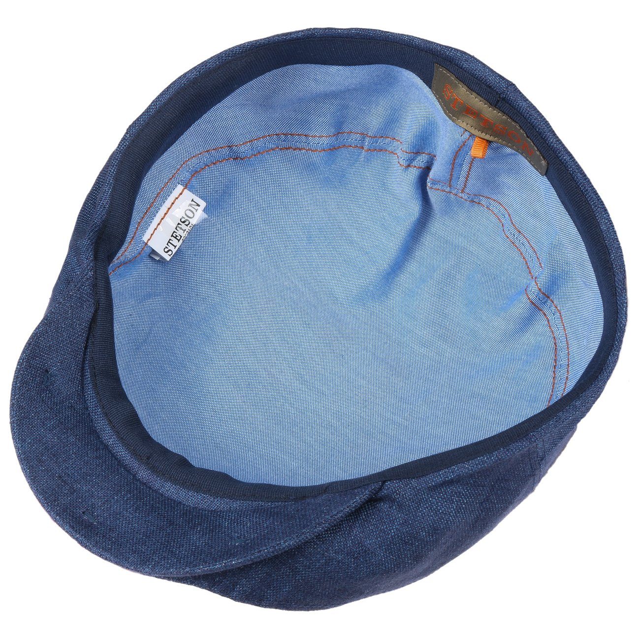 Stetson Driver Cap Leinen - aus 100% Leinen - 2 - Blau
