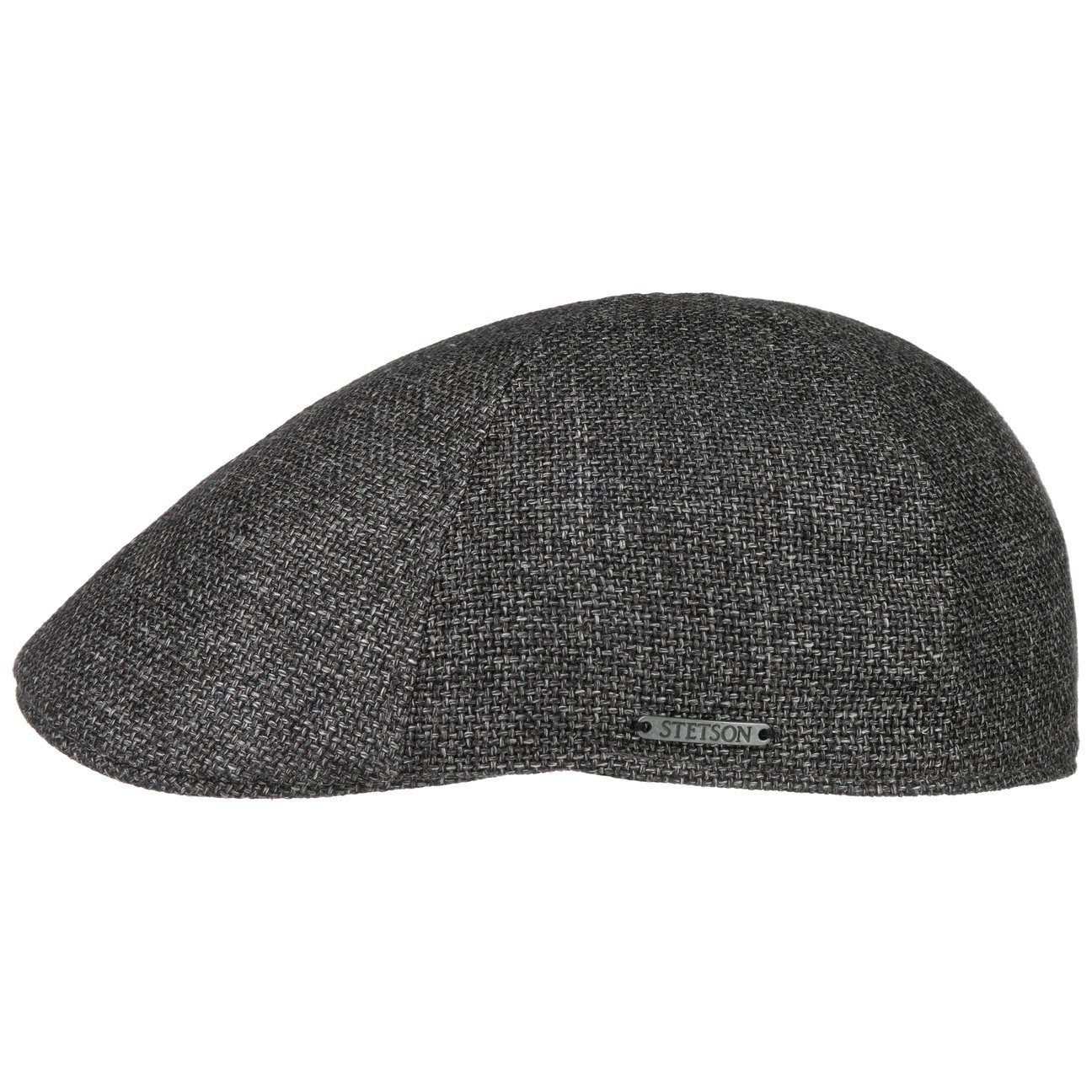 Stetson Texas Taleco Leinen-Mix Duck Cap - 31 - Grau