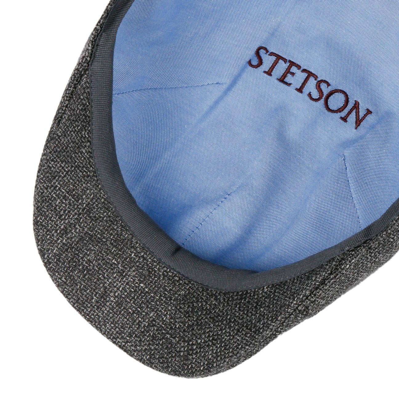 Stetson Texas Taleco Leinen-Mix Duck Cap - 31 - Grau