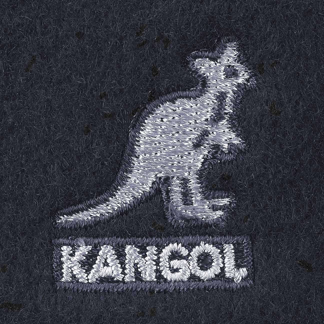 Kangol 504 Wolle Flatcap Schiebermütze - Dark Blue - Dunkelblau
