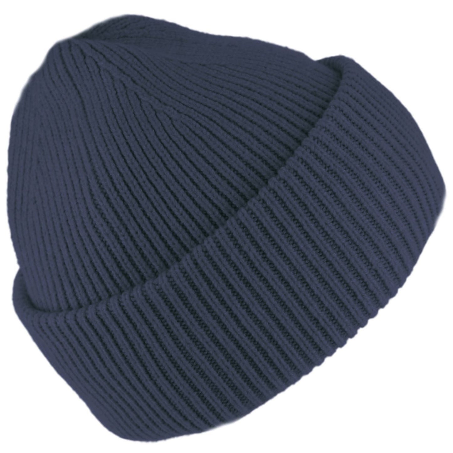 Fiebig Feinstrick Strickmütze Beanie - mit Umschlag - Viele verschiedene Farben
