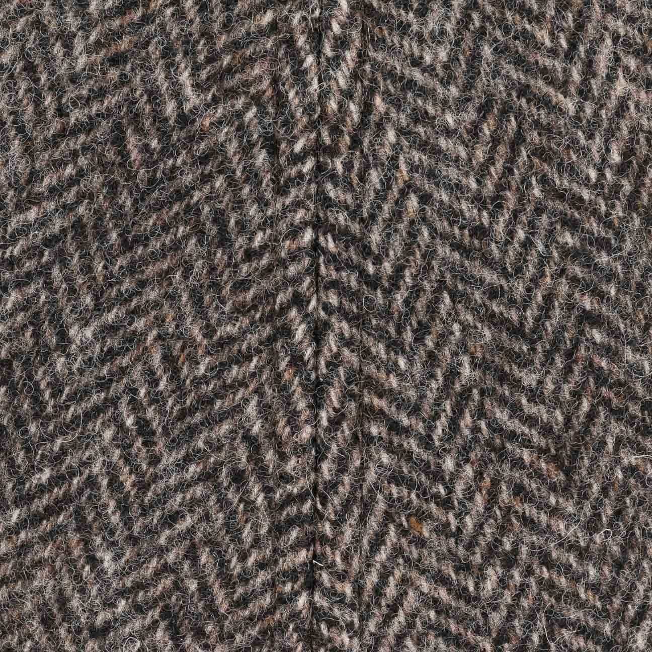 Stetson Texas Woolrich Duck Cap - Fischgrat - Cap aus 100% Wolle - 333 - Hellbraun