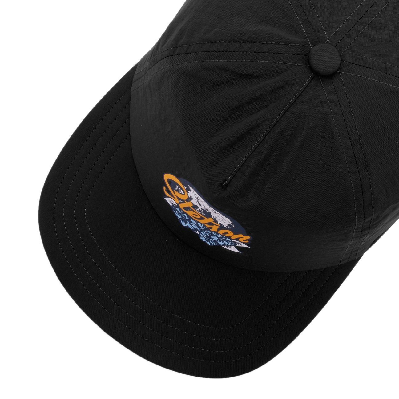 Stetson Fast Dry Basecap - Schnelltrocknend - Cap mit Befestigungsschnalle - Schwarz
