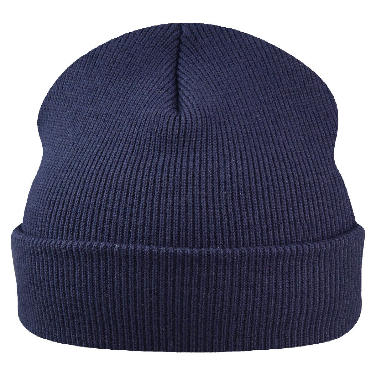 Kangol Acrylic Pull-On Beanie mit Umschlag - Dark Blue - Dunkelblau