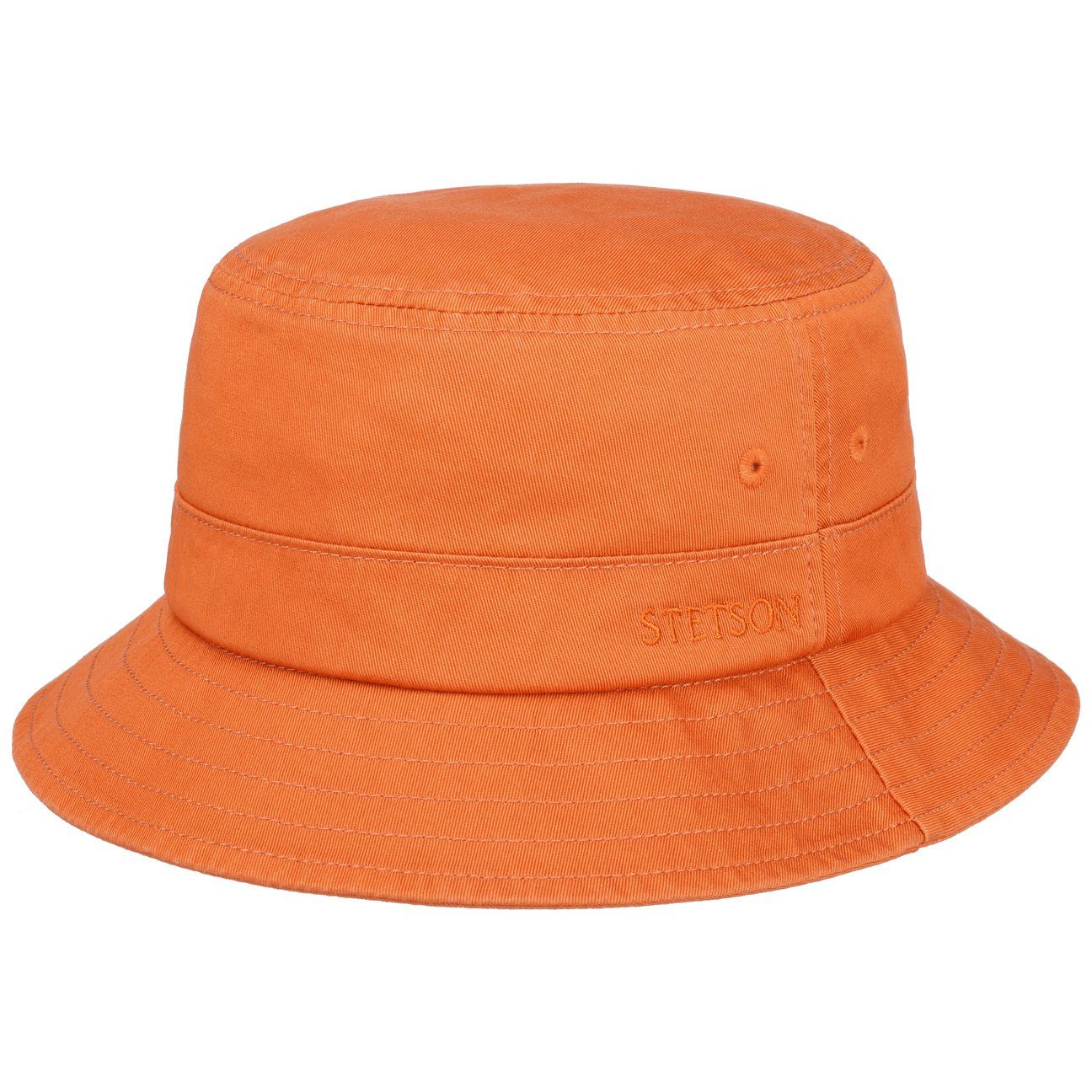 Stetson Bucket Cotton - Anglerhut aus 100% Baumwolle - Orange