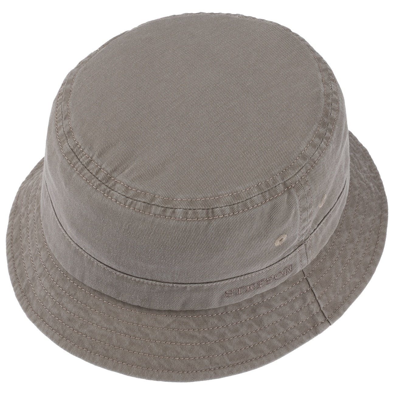 Stetson Bucket Cotton - Anglerhut aus 100% Baumwolle - Grau