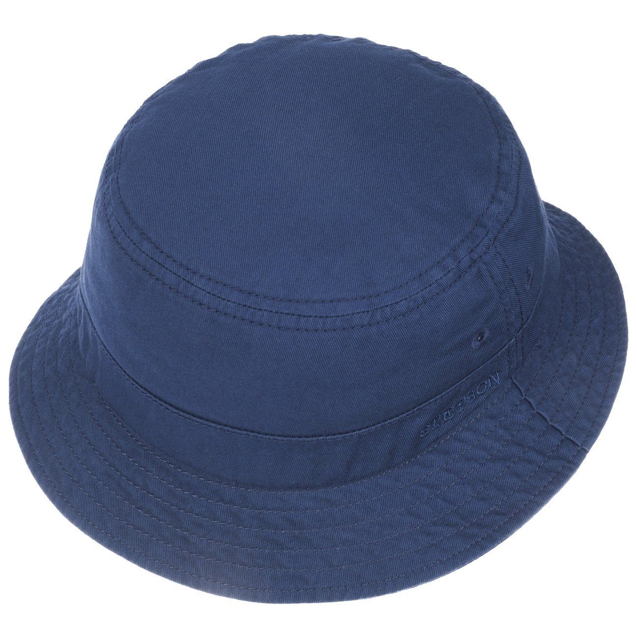 Stetson Bucket Cotton - Anglerhut aus 100% Baumwolle - Blau