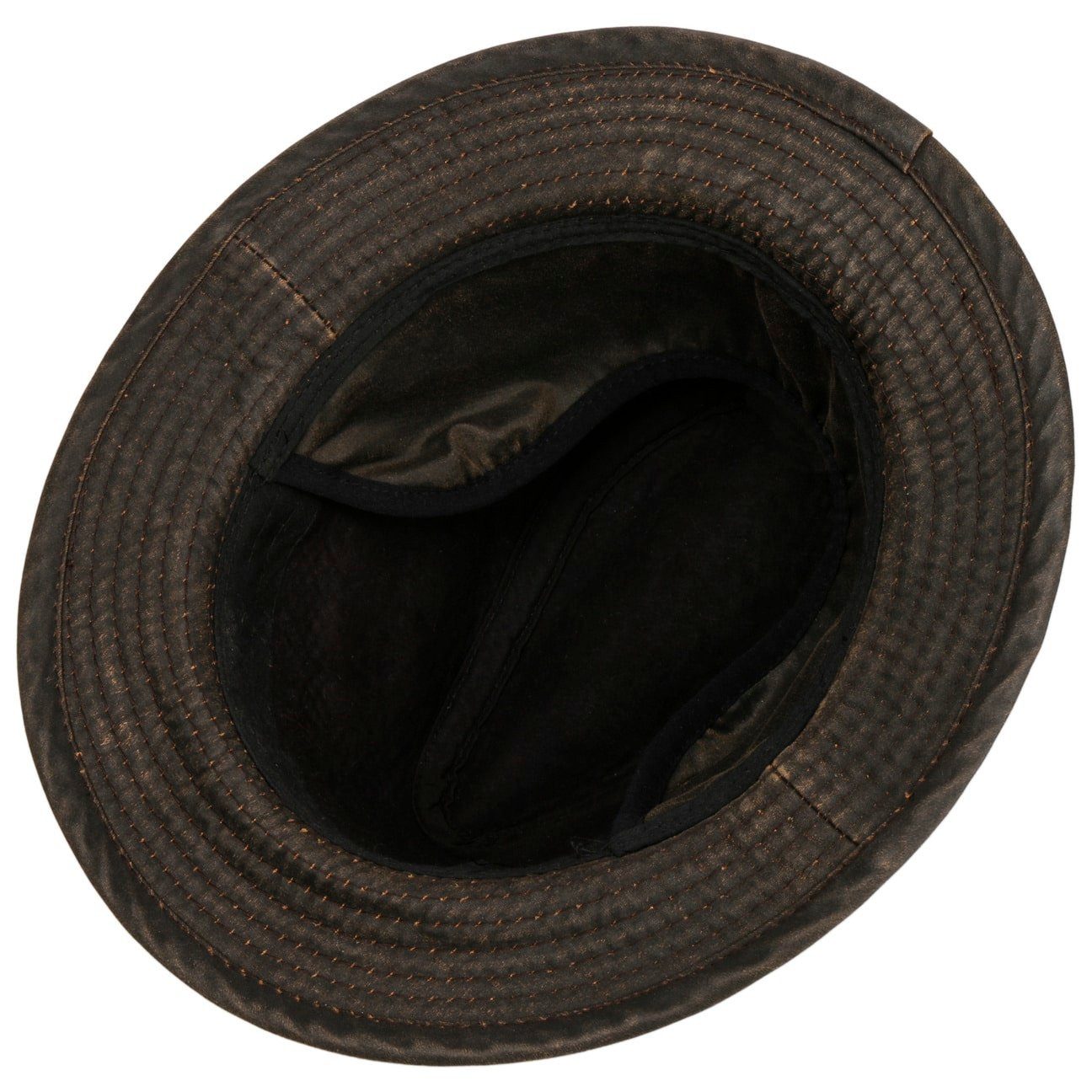 Stetson Berico Vintage Hut - Old Cotton - mit Ohrenklappen - Braun