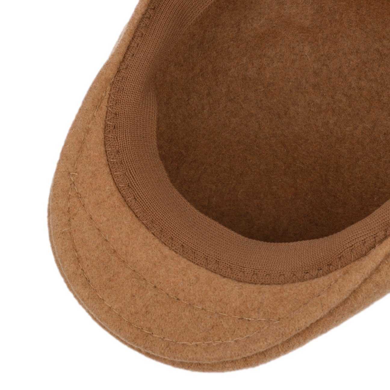 Kangol Seamless 507 Wolle Flatcap Schiebermütze - Wood - Braun