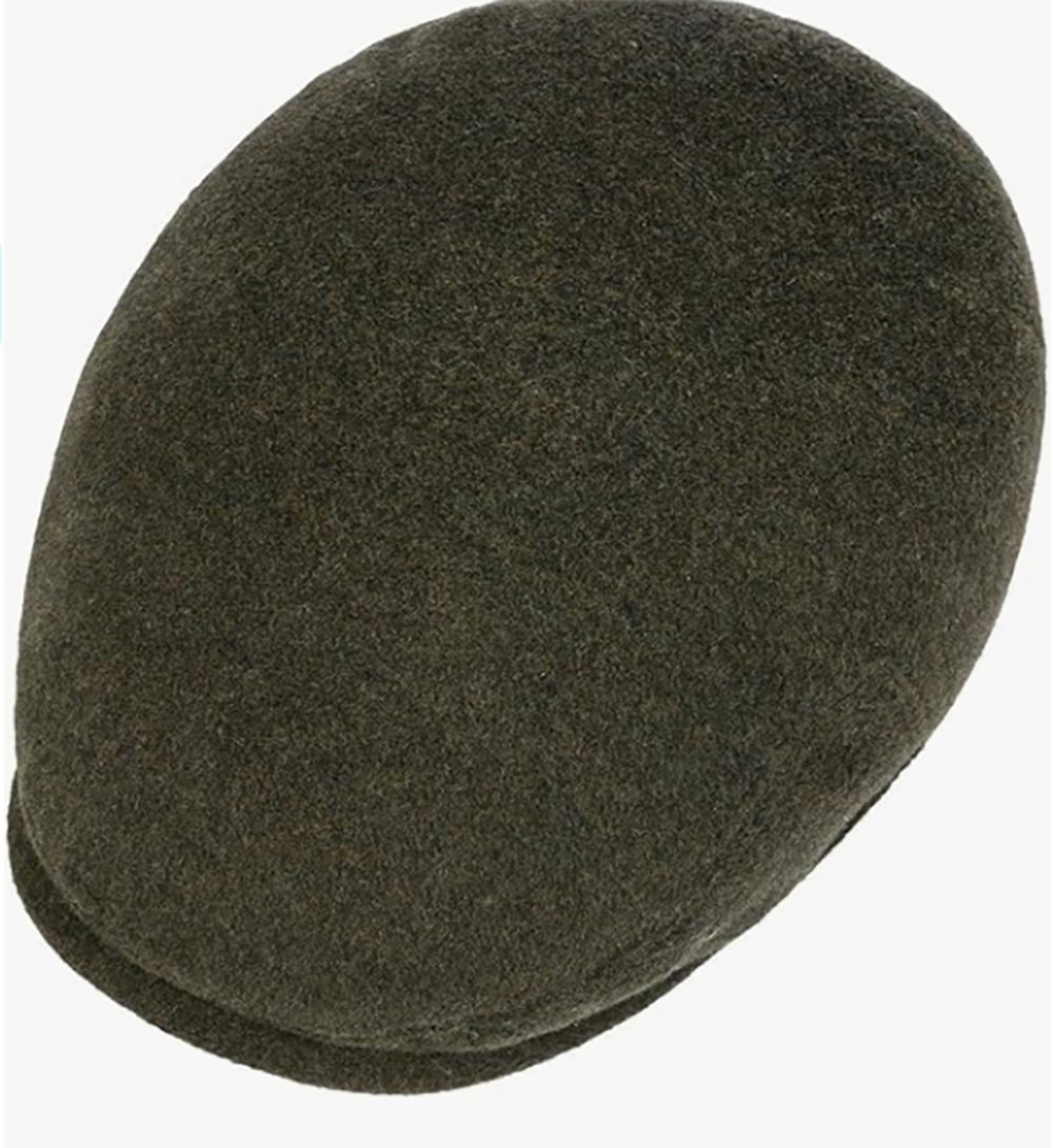 Stetson Kent Wool Driver Cap - mit Ohrenklappen - Cap aus Wolle / Kaschmir - 41 - Oliv