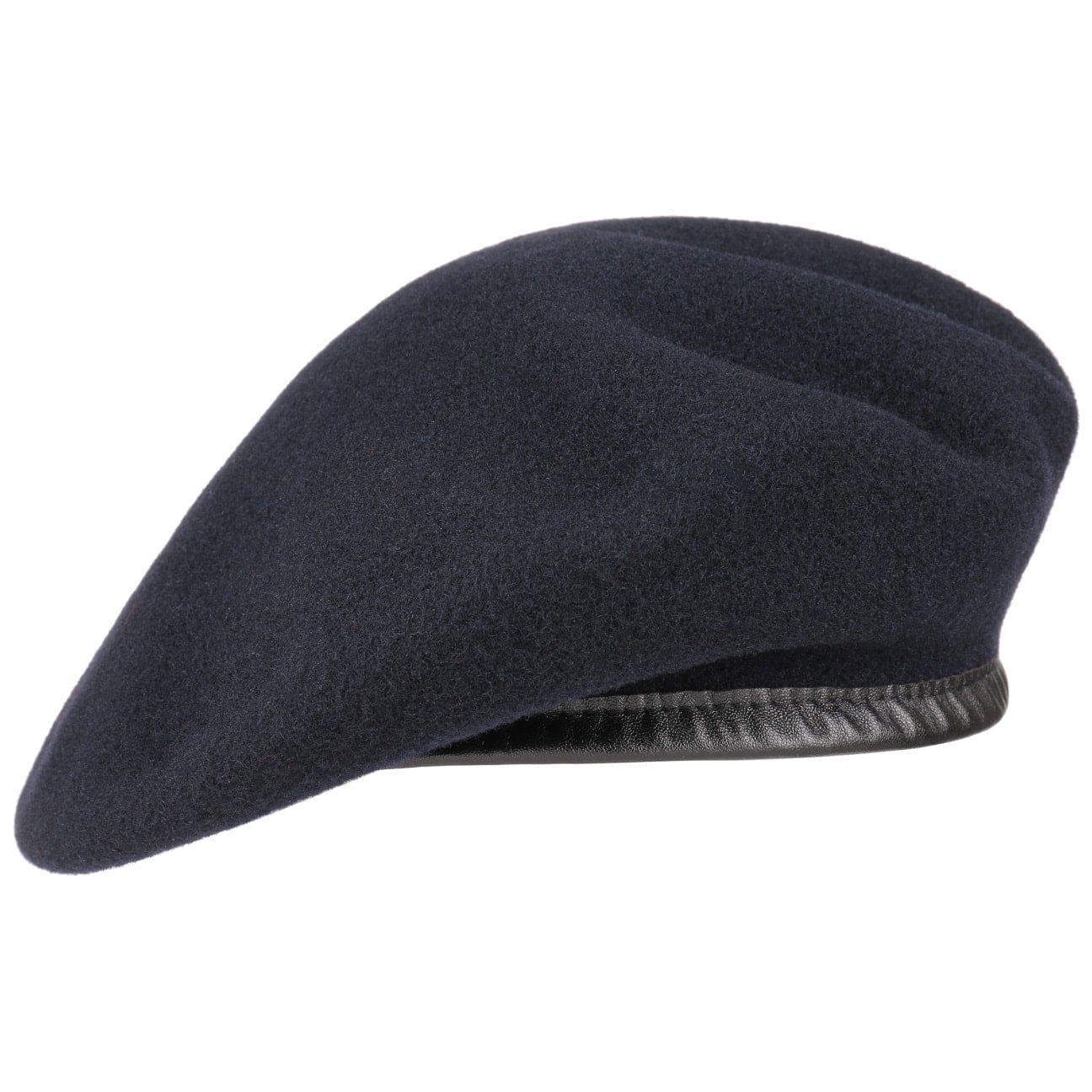 Kangol Monty Beret Baskenmütze aus Wolle - Dark Blue - Dunkelblau