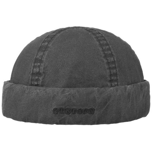Stetson Docker Organic - Nachhaltig - Dockermütze aus 100% organischer Baumwolle - Schwarz