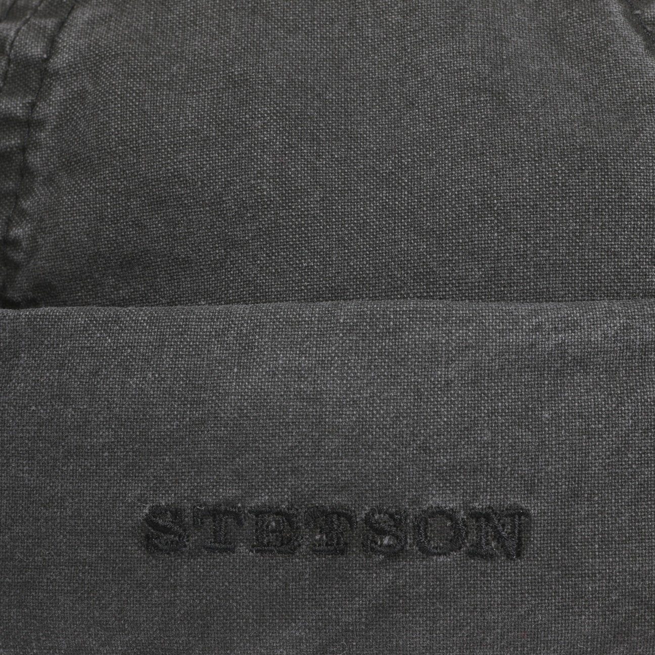 Stetson Docker Organic - Nachhaltig - Dockermütze aus 100% organischer Baumwolle - Schwarz