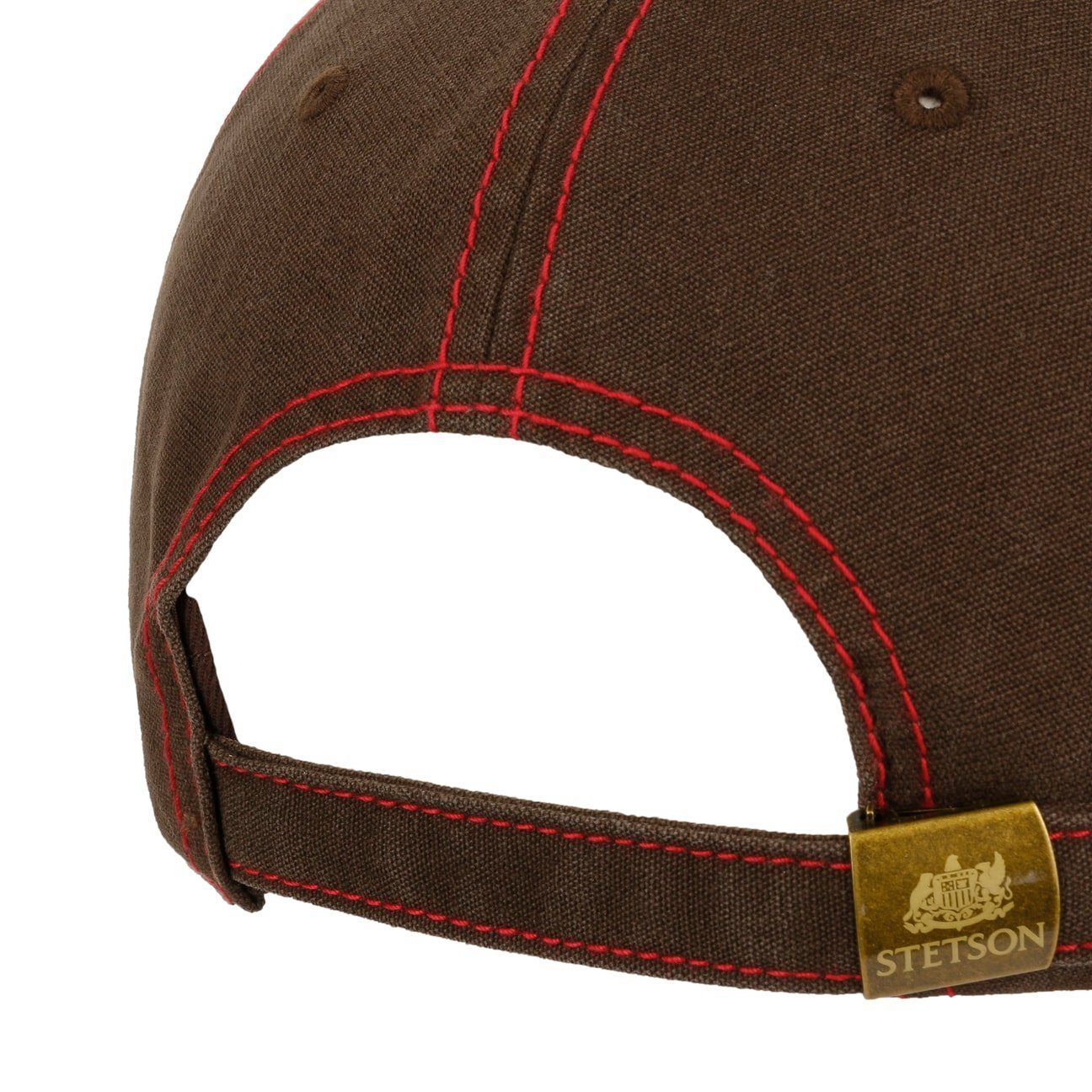 STETSON Baseball Cap Vintage Distressed Braun