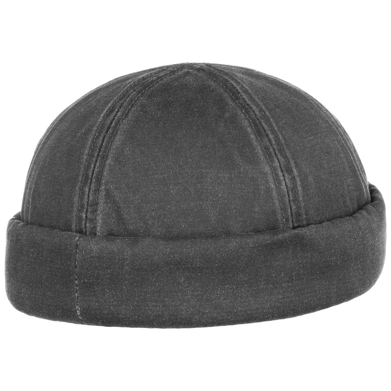 Stetson Docker Old Cotton Vintage - Dockermütze - Sommer - UV-Schutz 40 - Schwarz