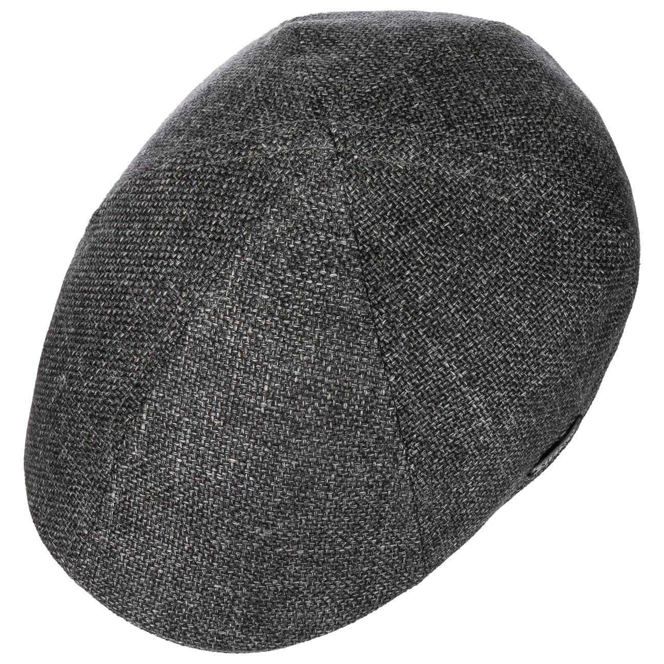 Stetson Texas Taleco Leinen-Mix Duck Cap - 31 - Grau