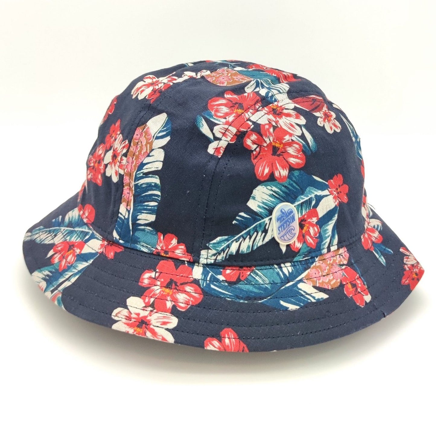 Stetson Flowlin Leinen Bucket - Anglerhut aus 100% Leinen- Blau