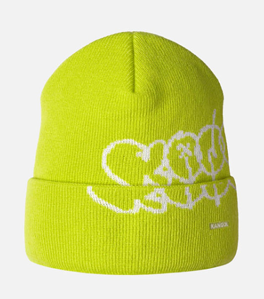 Kangol Acrylic Pull-On Beanie mit Umschlag - Sulphur - Neongelb