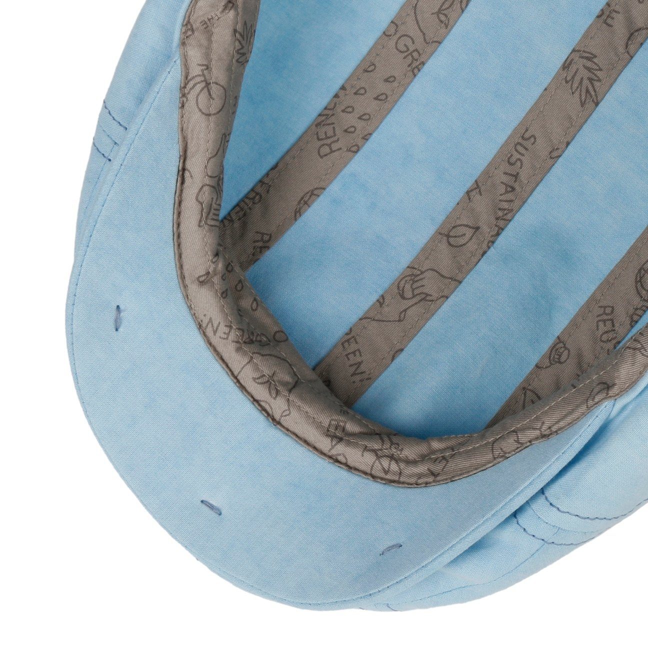 Stetson Madison Ivy Cap Sustainable - Nachhaltig - Flatcap aus 100% organischer Baumwolle - Hellblau