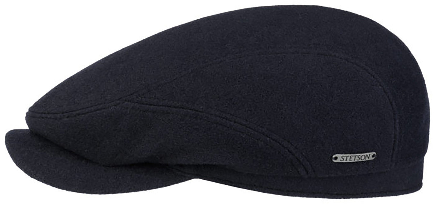 Stetson Driver Cap Wolle Kaschmir - Flatcap - Cap aus Wolle - Dunkelblau