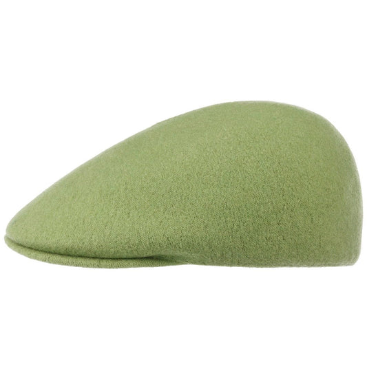 Kangol Seamless 507 Wolle Flatcap Schiebermütze - Sea Kelp - Grün