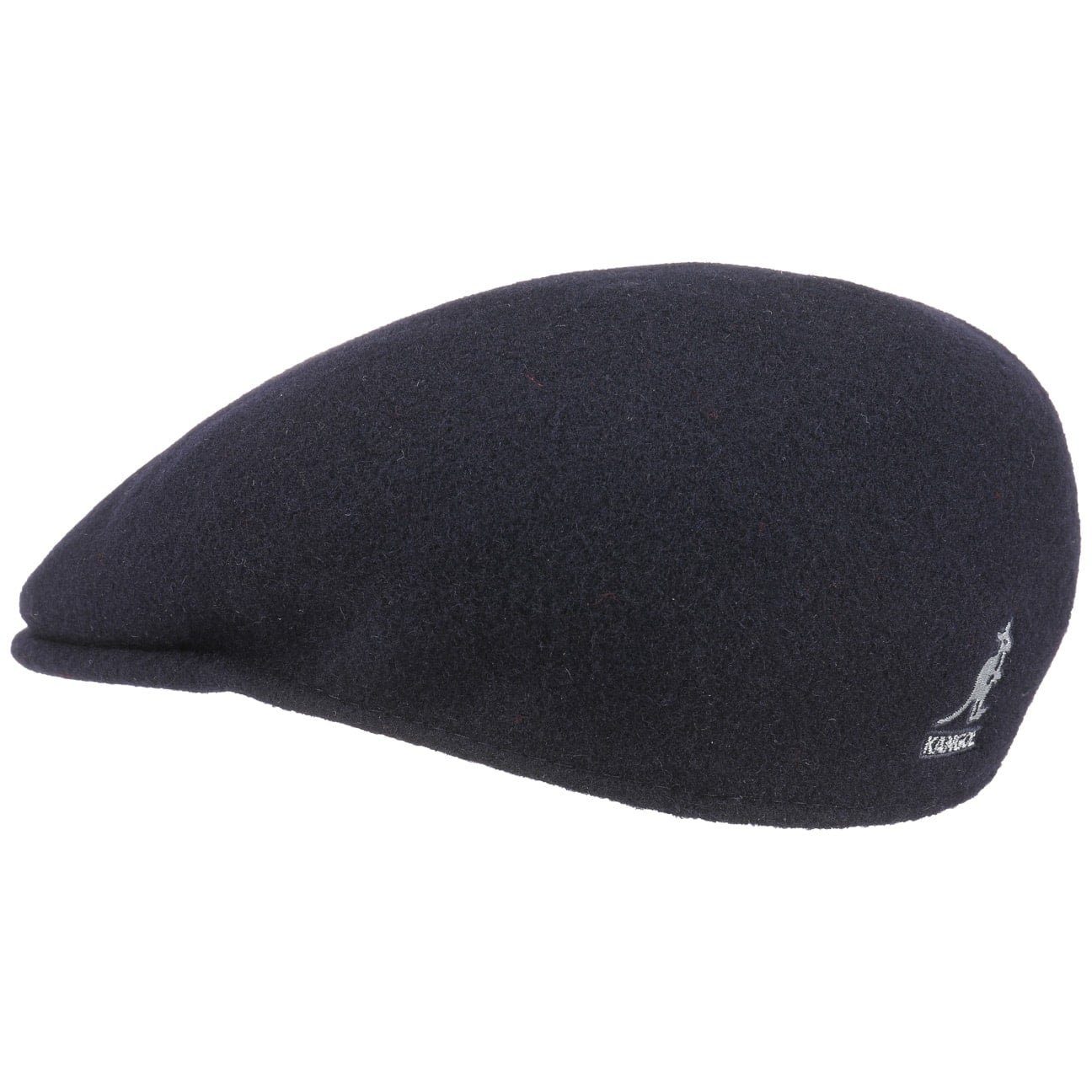 Kangol 504 Wolle Flatcap Schiebermütze - Dark Blue - Dunkelblau