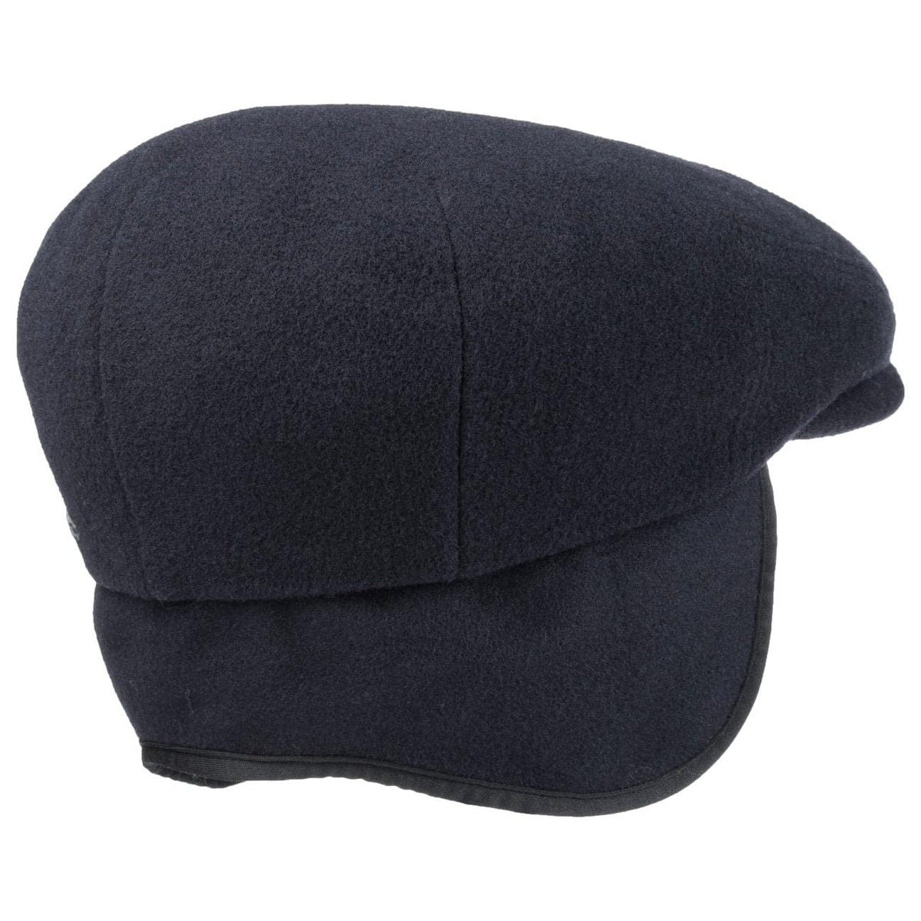 Stetson Kent Wool Driver Cap - mit Ohrenklappen - Cap aus Wolle / Kaschmir - 21 - Dunkelblau