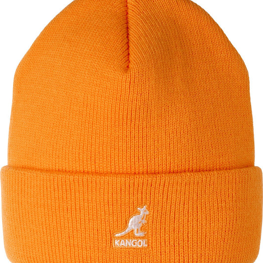 Kangol Acrylic Pull-On Beanie mit Umschlag - Kumquat - Orange