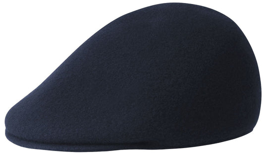 Kangol Seamless 507 Wolle Flatcap Schiebermütze - Dark Blue - Dunkelblau