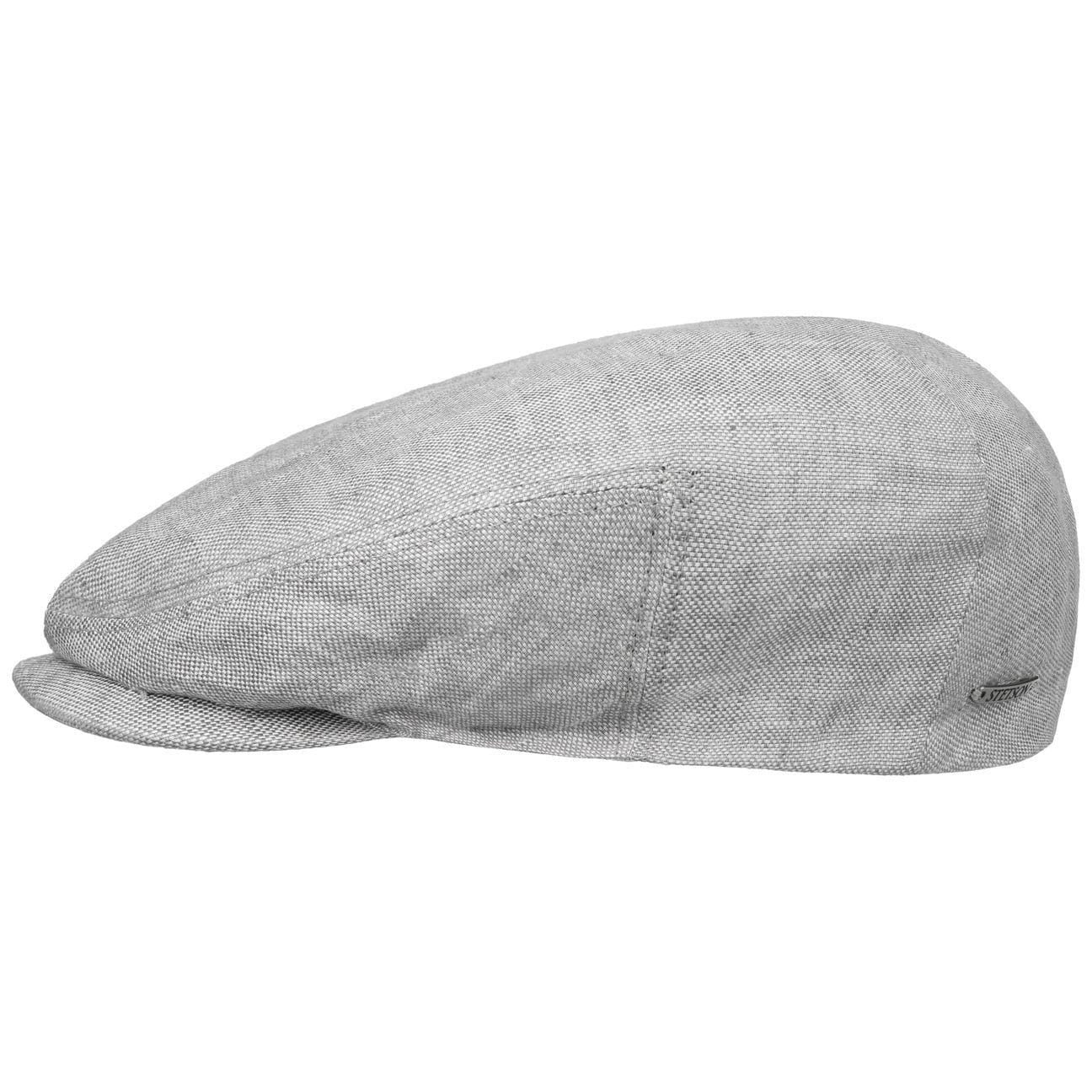 Stetson Driver Cap Leinen - aus 100% Leinen - 30 - Anthrazit