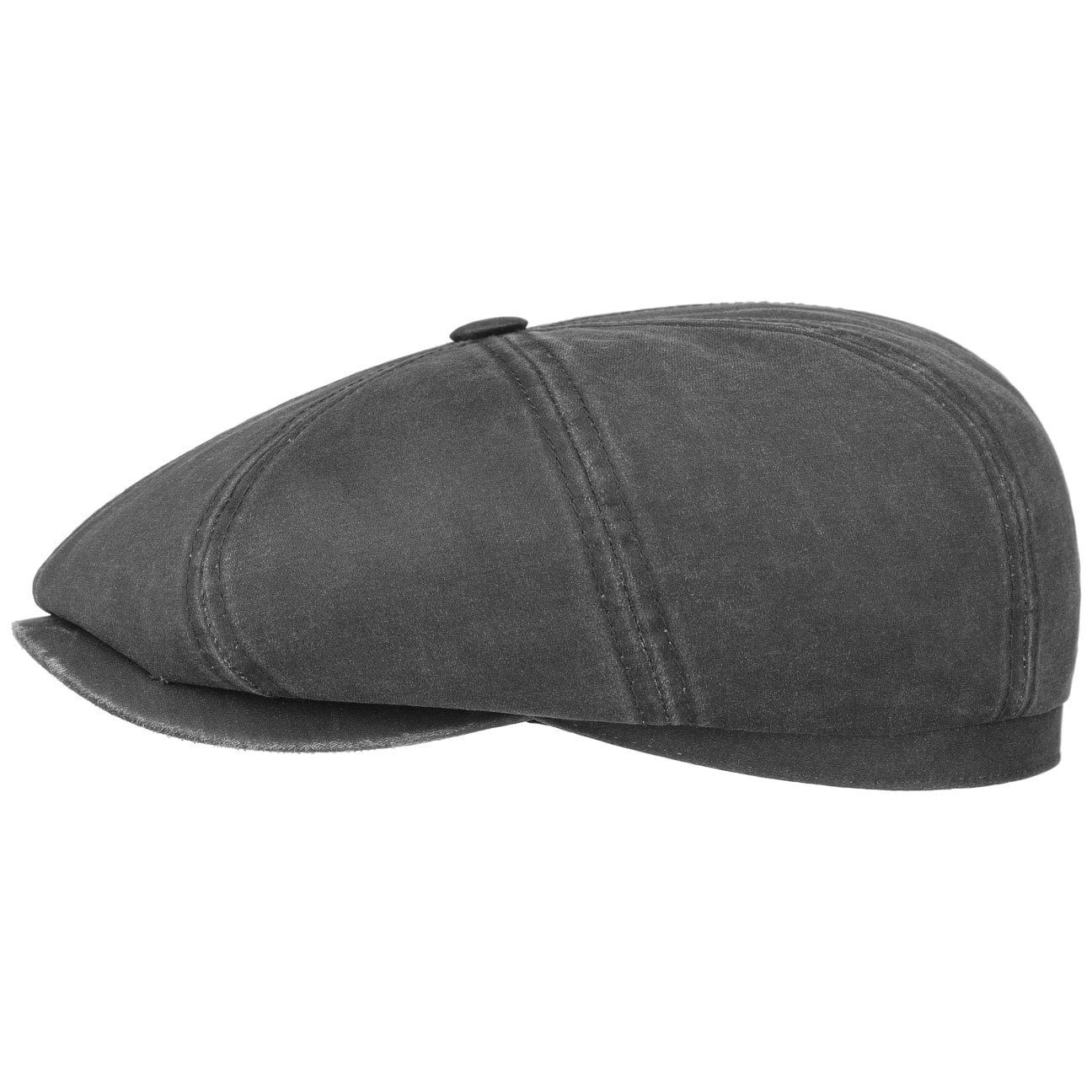 Stetson Hatteras Old Cotton Vintage - Schirmmütze - UV-Schutz 80 - Schwarz
