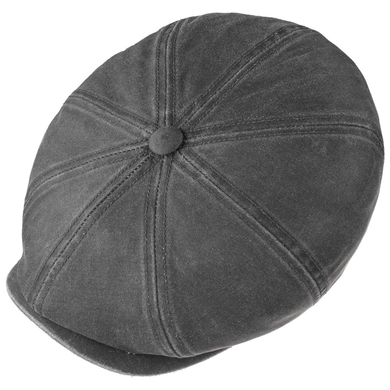 Stetson Hatteras Old Cotton Vintage - Schirmmütze - UV-Schutz 80 - Schwarz