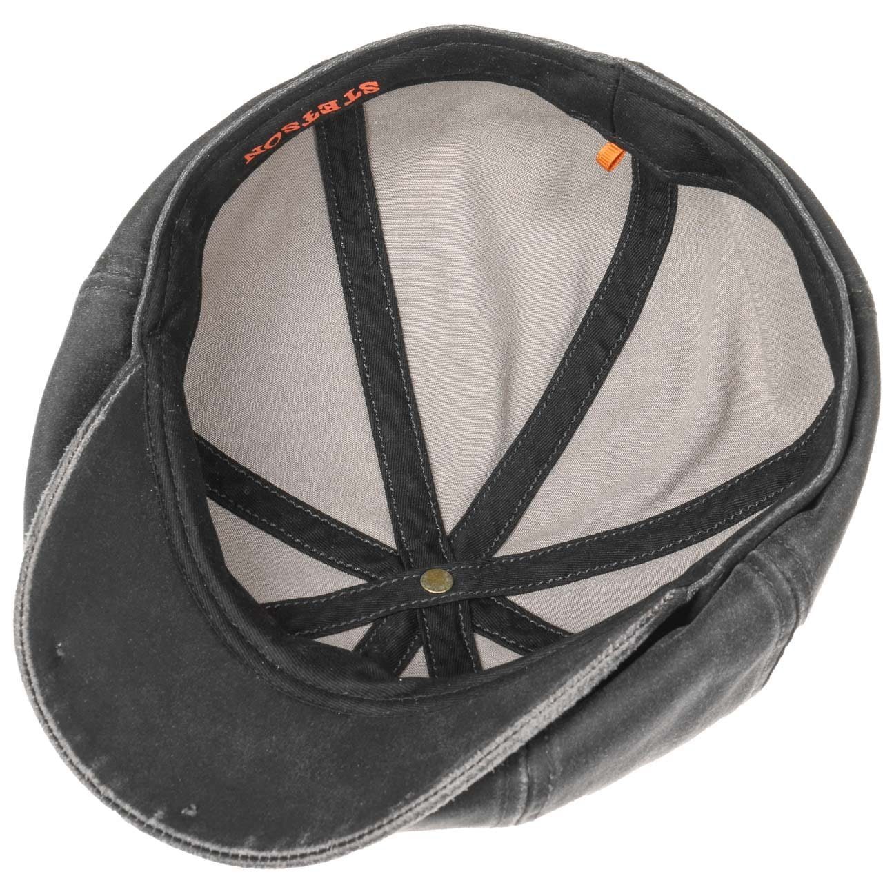 Stetson Hatteras Old Cotton Vintage - Schirmmütze - UV-Schutz 80 - Schwarz