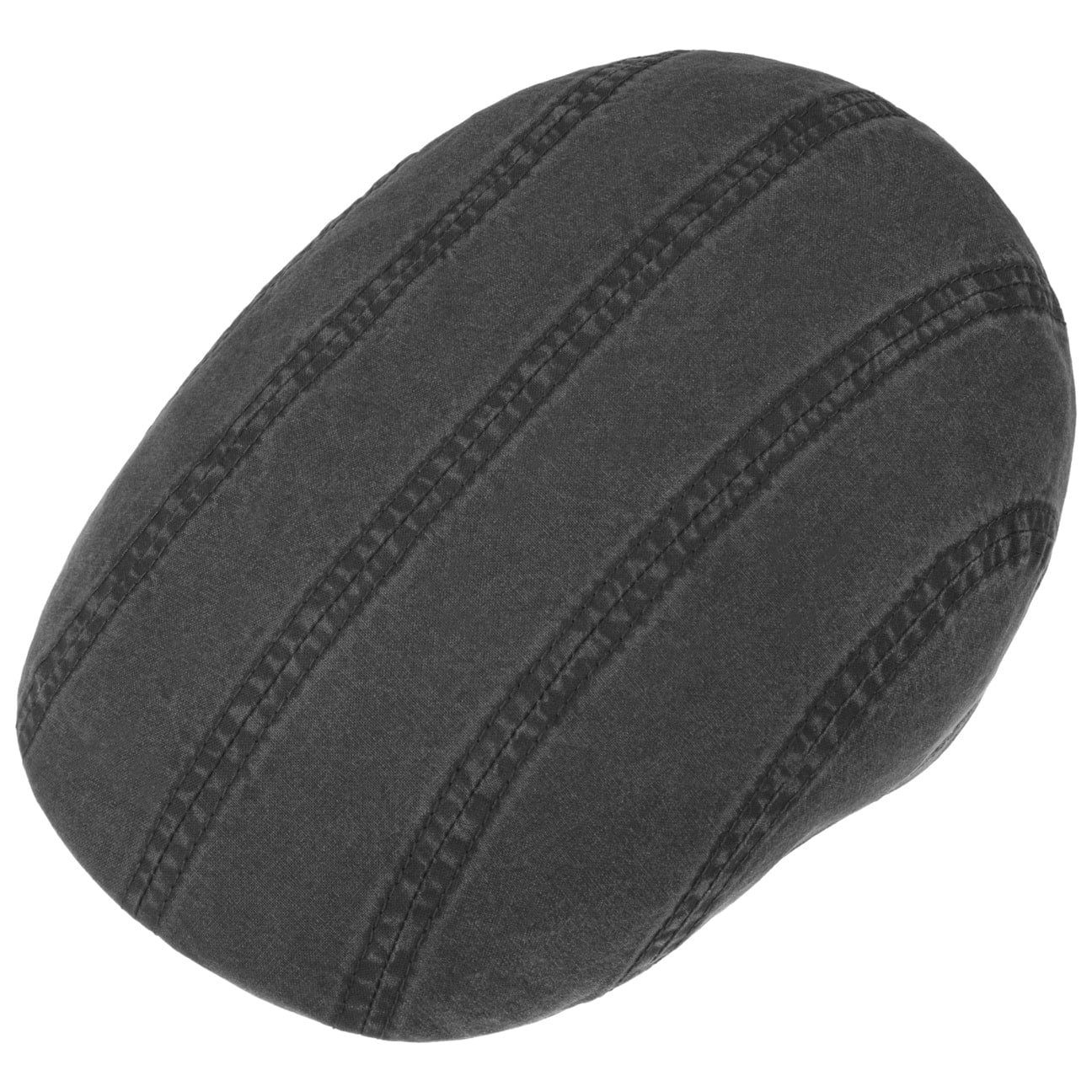 Stetson Madison Organic Ivy Cap - Nachhaltig - Flatcap aus 100% organischer Baumwolle - Schwarz