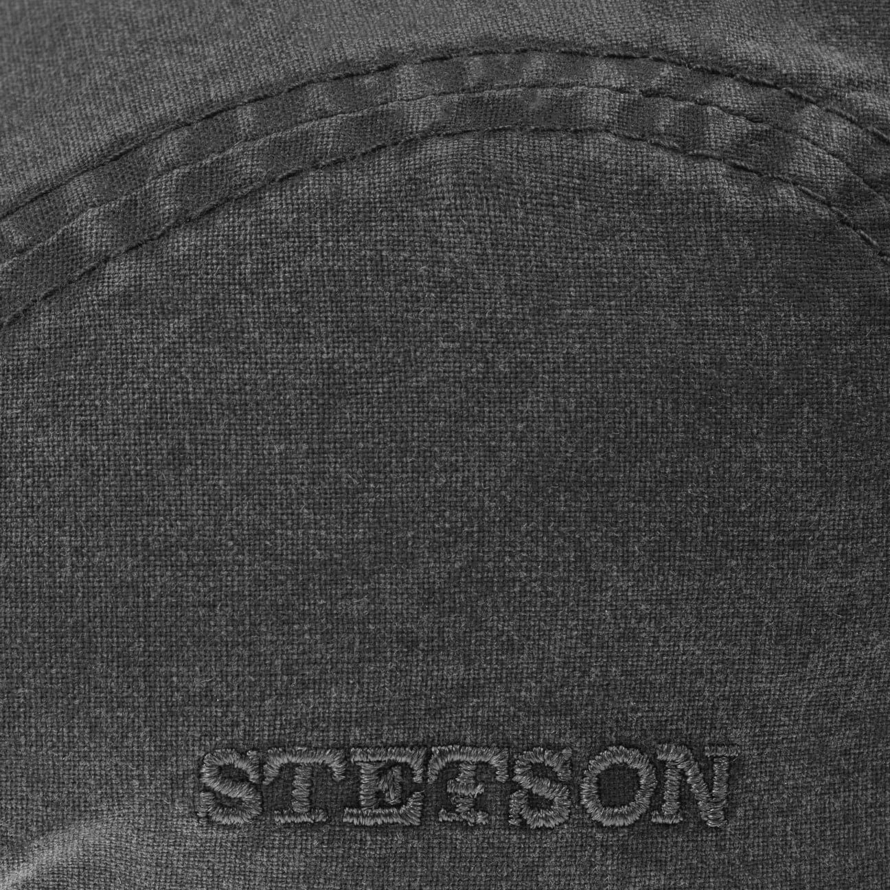 Stetson Madison Organic Ivy Cap - Nachhaltig - Flatcap aus 100% organischer Baumwolle - Schwarz