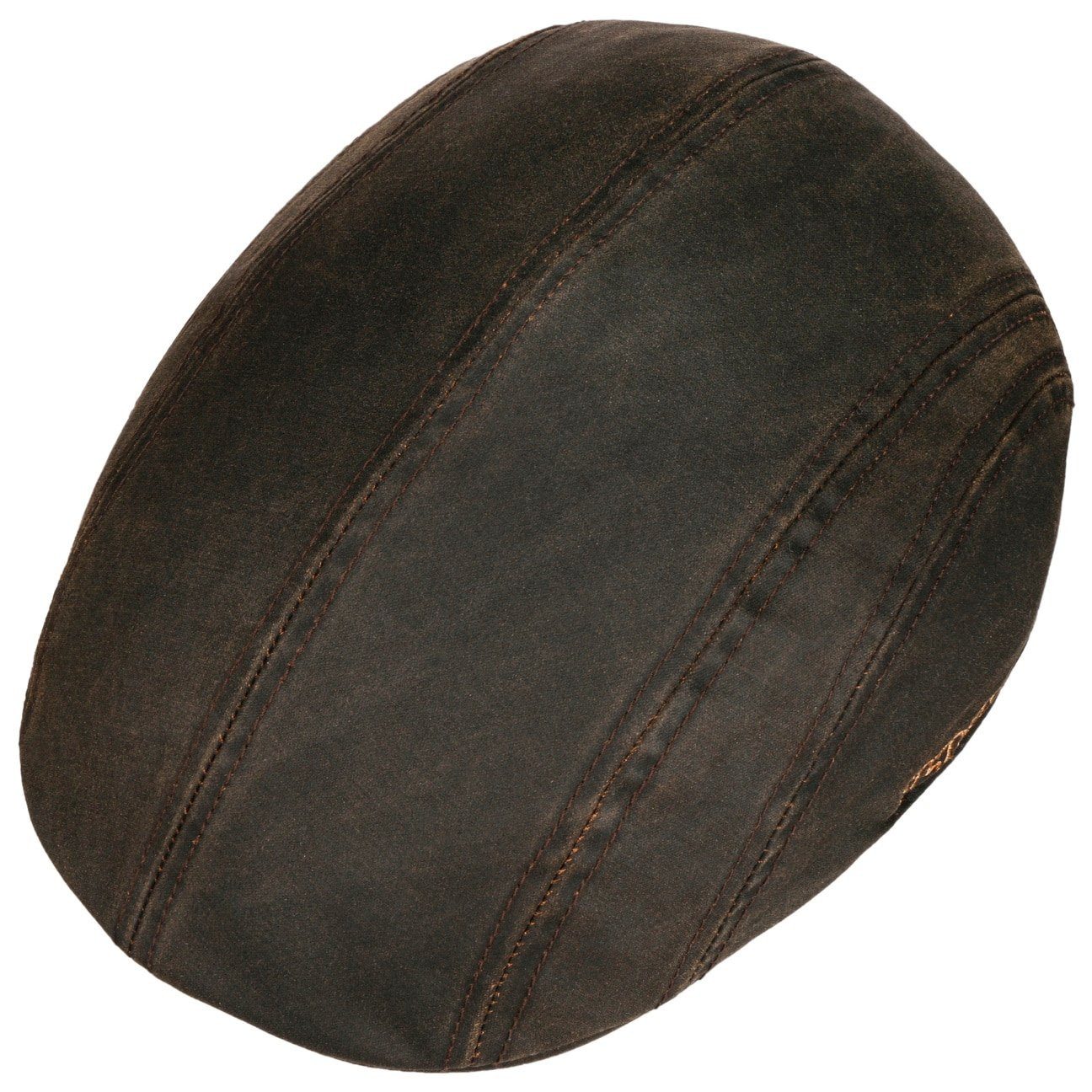 Stetson Madison Vintage EF - Schirmmütze - mit Ohrenklappen - Old Cotton - Baumwolle - Braun