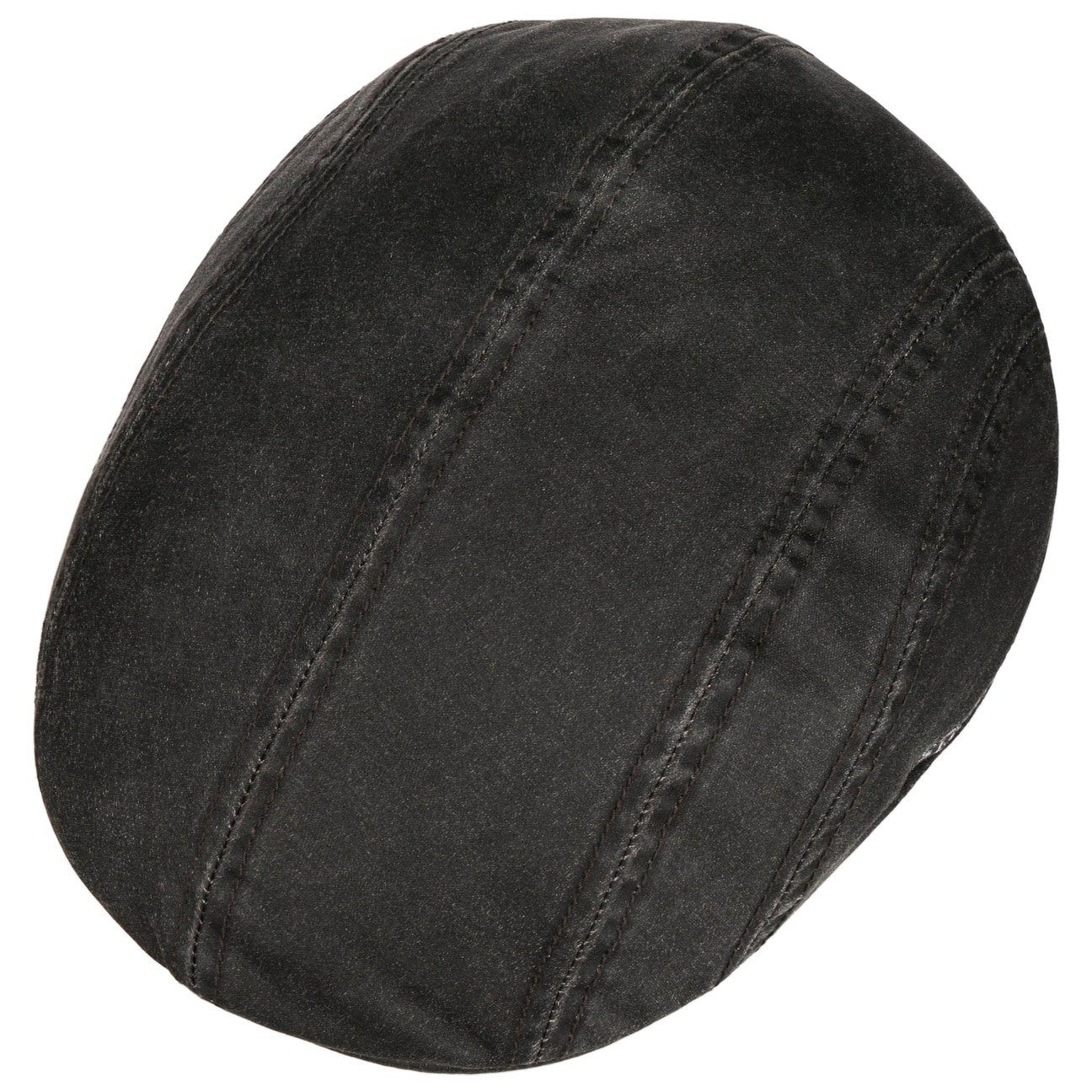 Stetson Madison Vintage EF - Schirmmütze - mit Ohrenklappen - Old Cotton - Baumwolle - Schwarz