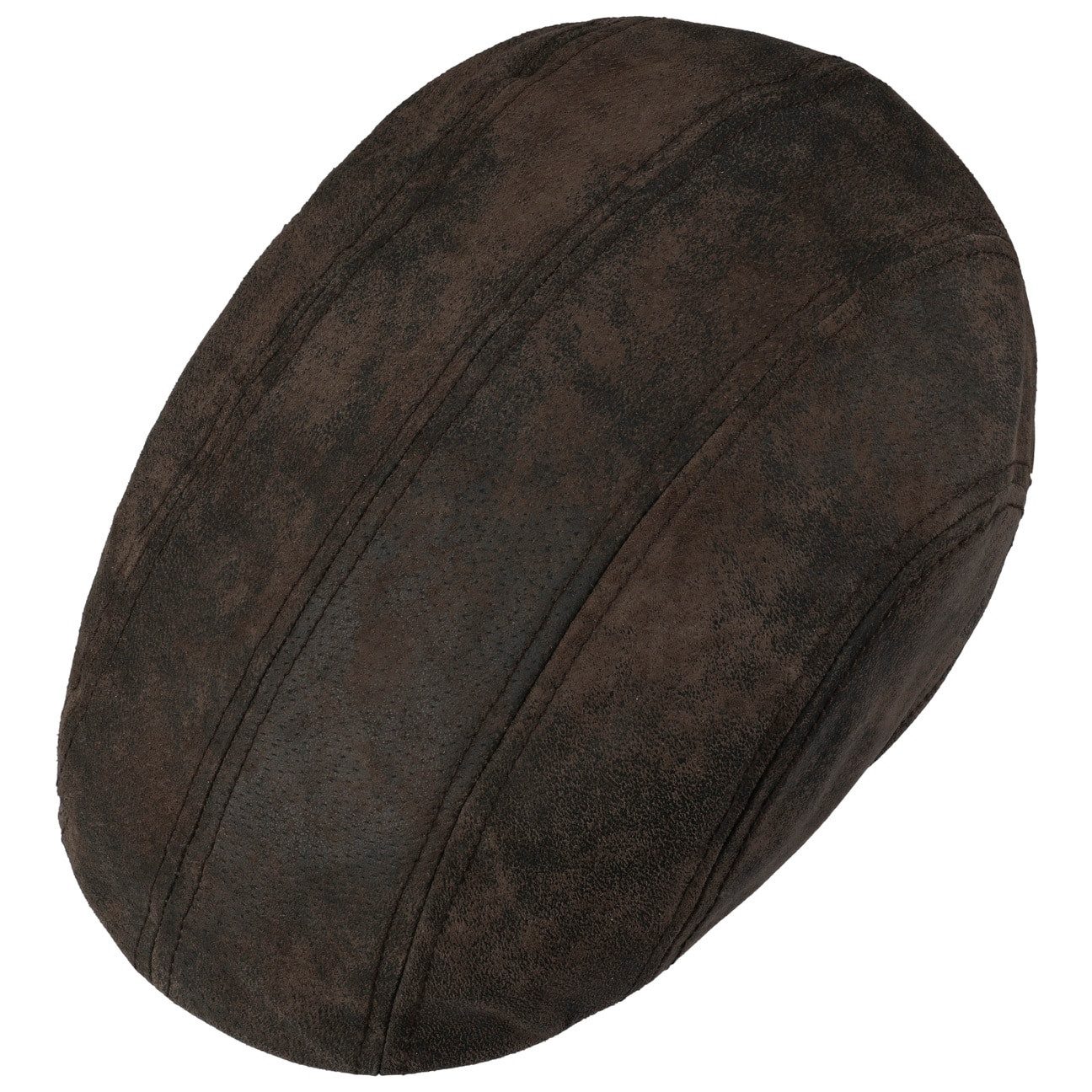 Stetson Madison Leder - Flatcap aus Leder - Pigskin - Braun