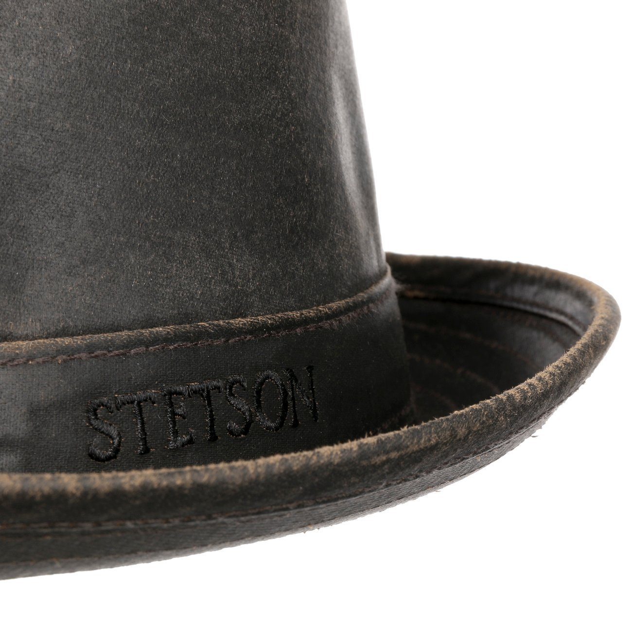 Stetson Odenton Vintage Pork Pie - Old Cotton - Futter aus Baumwolle - Braun